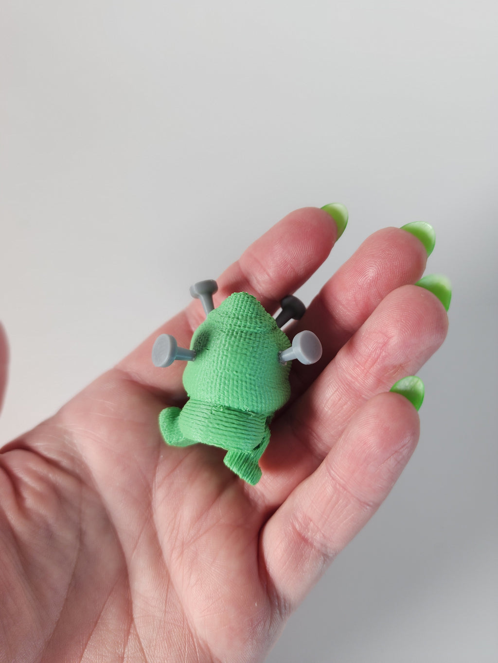 3D Printed Mini Voodoo Doll Fidget Toy: Gothic Halloween Decor
