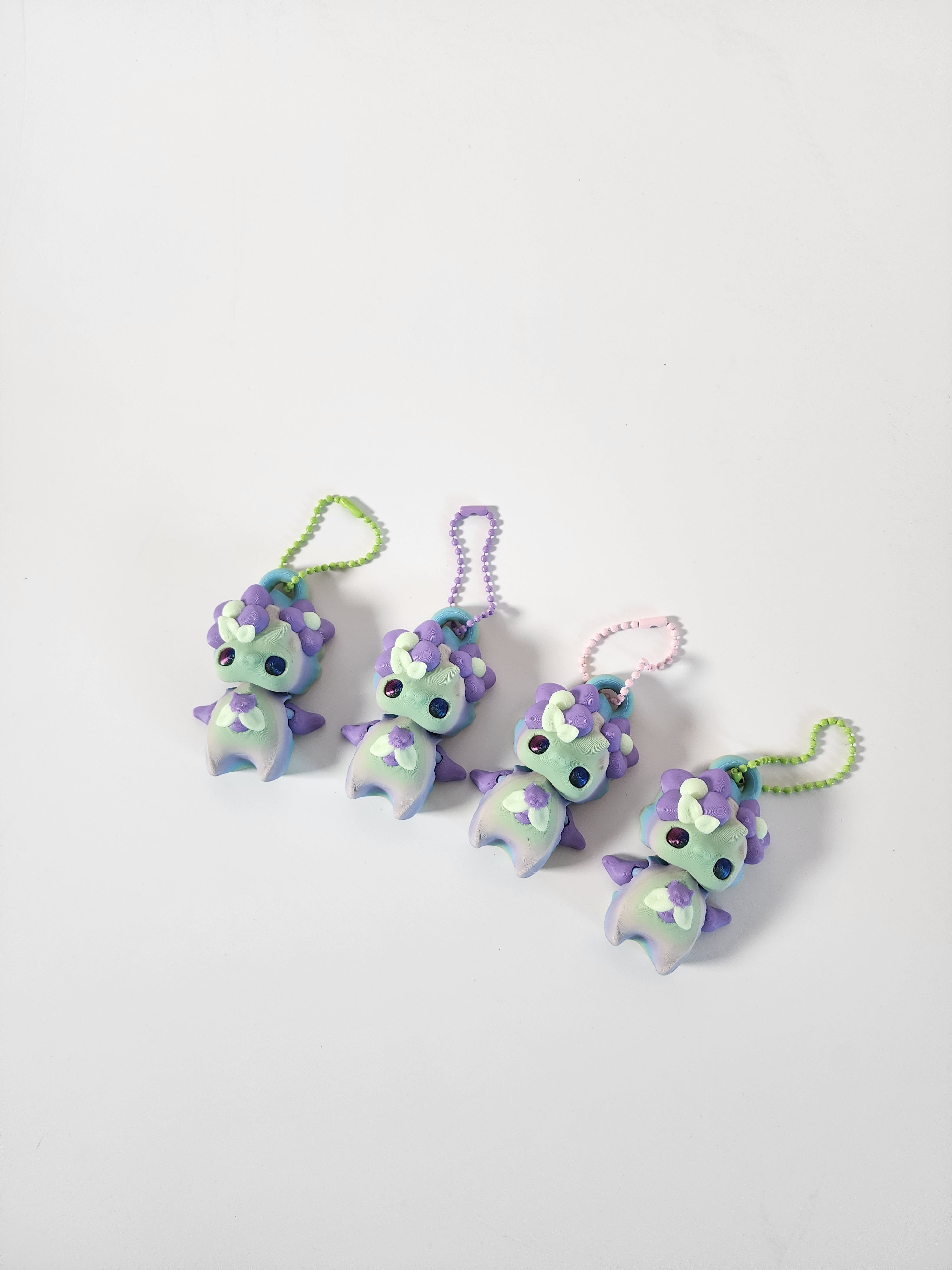 Kawaii Flower Pixie Keychain: 3D Printed Fidget Toy
