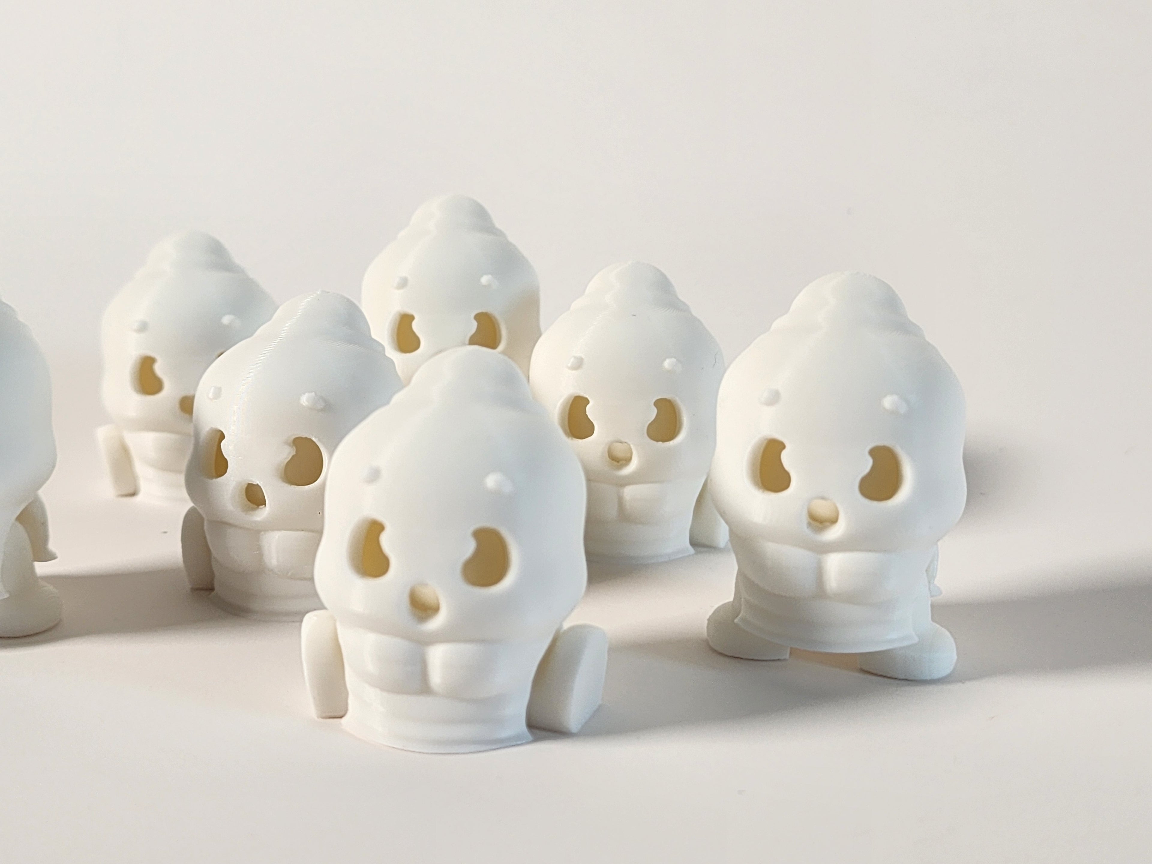 Mini Ghost Fidget – Fun Spooky Stress Relief Toy | 3D Printed Collectible