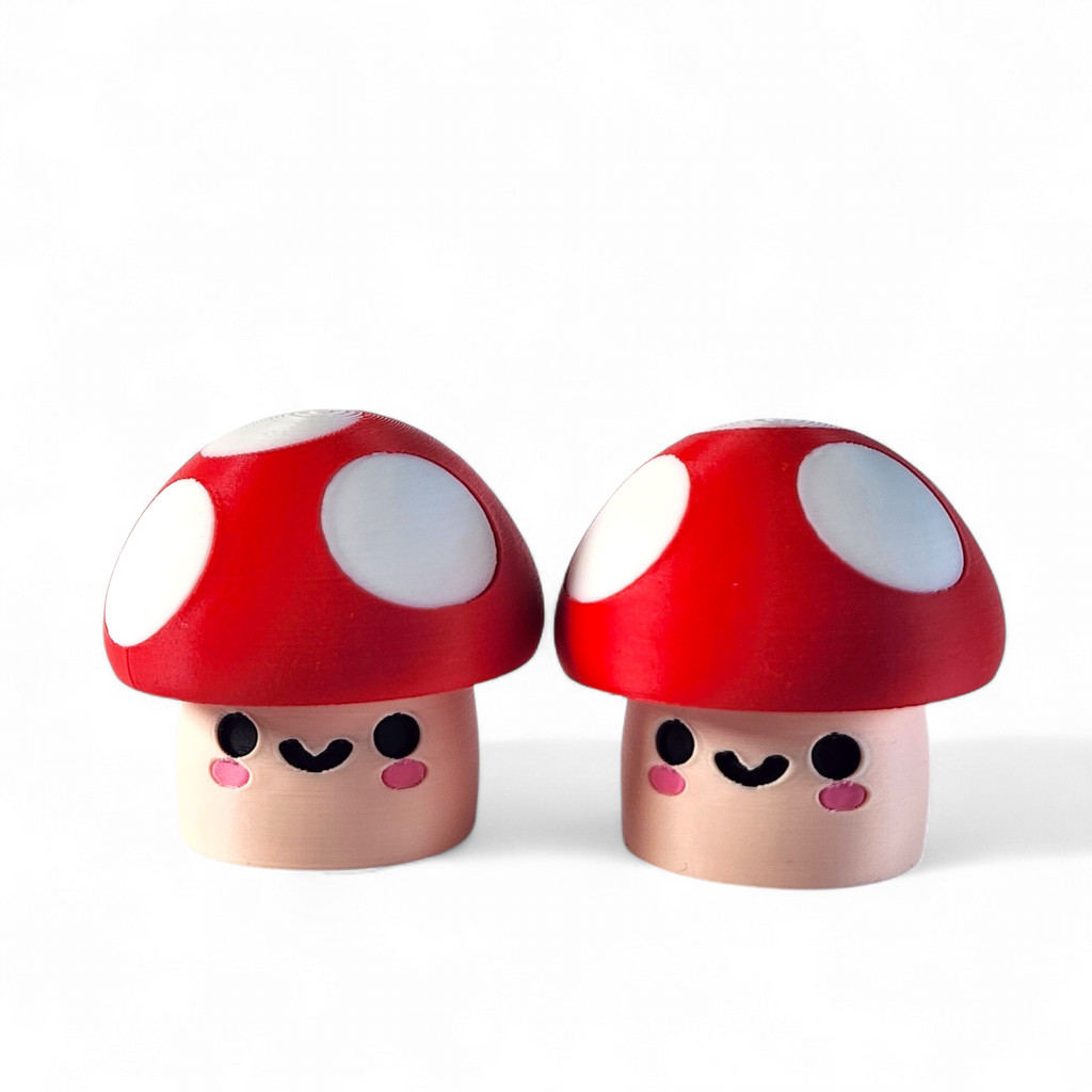 Cute Mushroom Clicker Fidget Toy | Mini Desk Sensory Toy | Kawaii Mushroom Decor | Stress Relief Clicker | Neurodivergent Friendly Gift