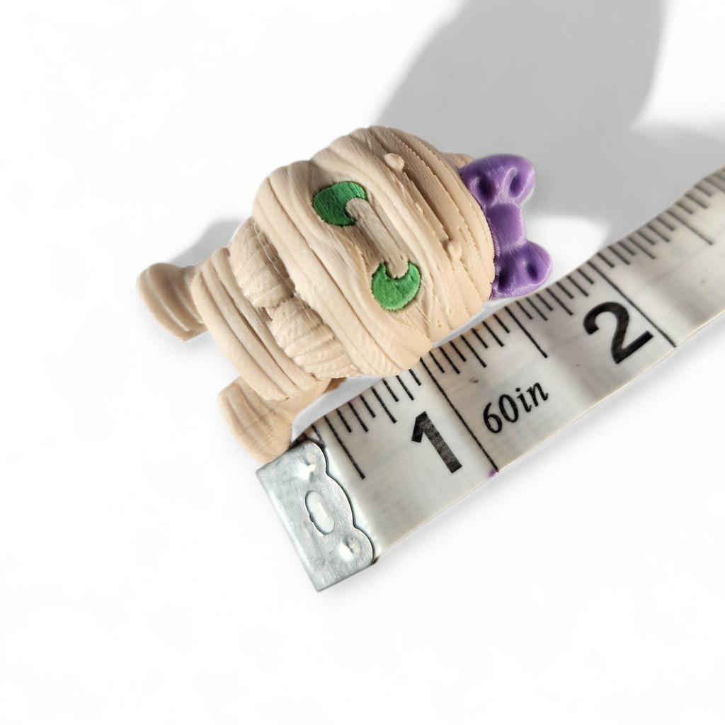 3D Printed Mummy Fidget Toy: Spooky Halloween Desk Decor