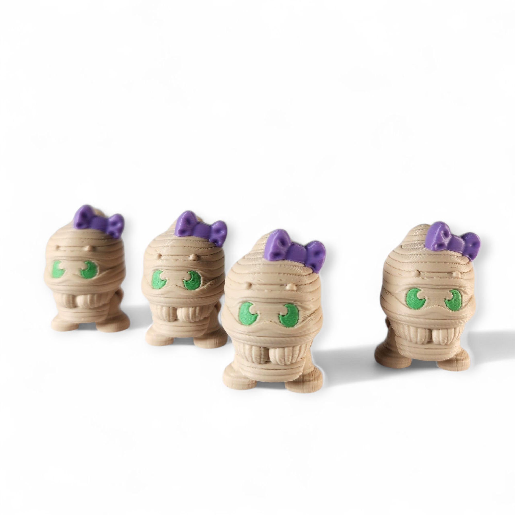 3D Printed Mummy Fidget Toy: Spooky Halloween Desk Decor