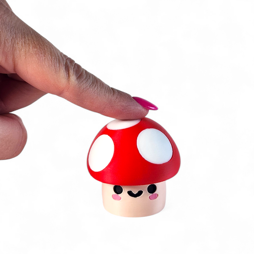 Cute Mushroom Clicker Fidget Toy | Mini Desk Sensory Toy | Kawaii Mushroom Decor | Stress Relief Clicker | Neurodivergent Friendly Gift