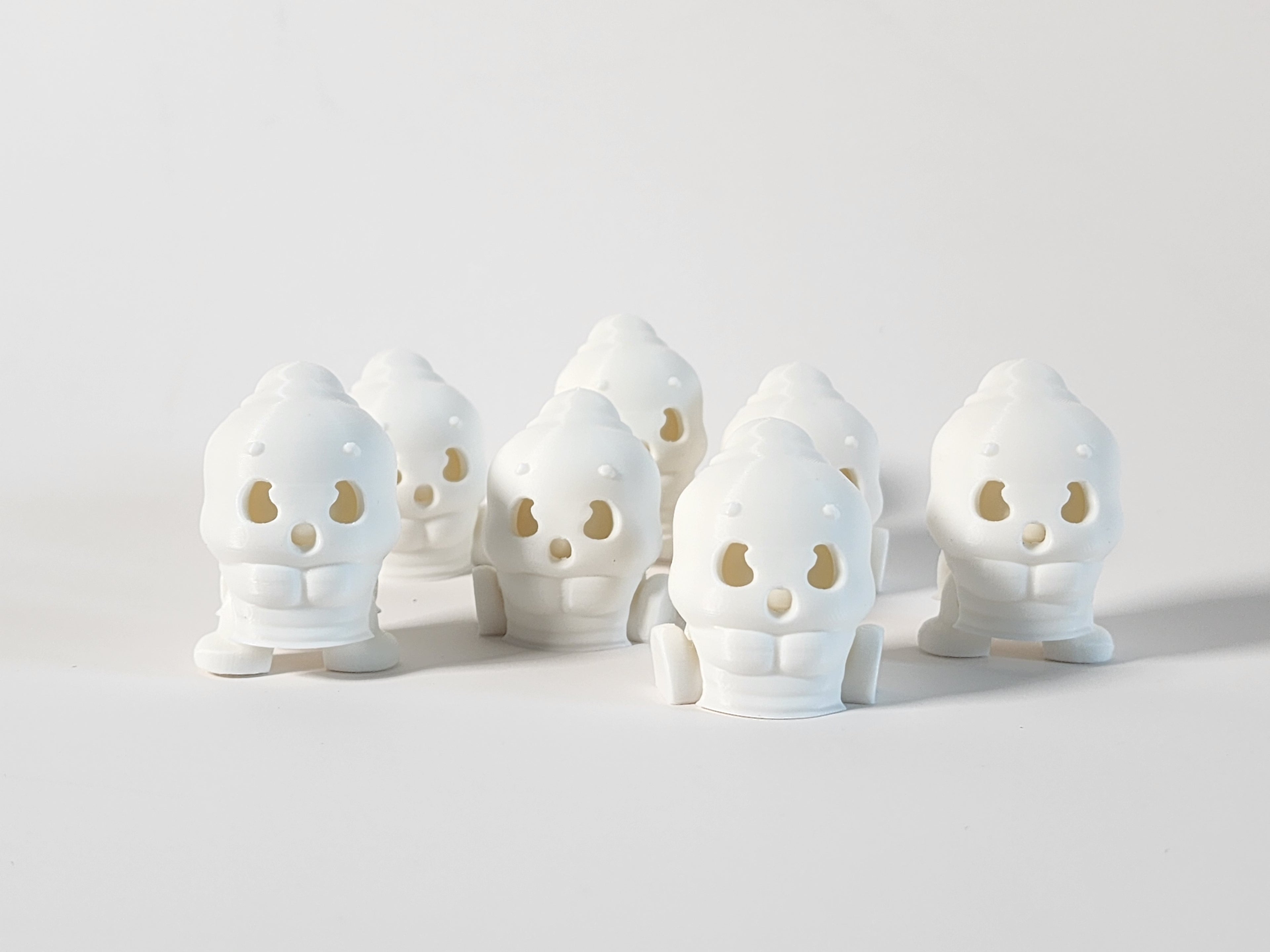 Mini Ghost Fidget – Fun Spooky Stress Relief Toy | 3D Printed Collectible