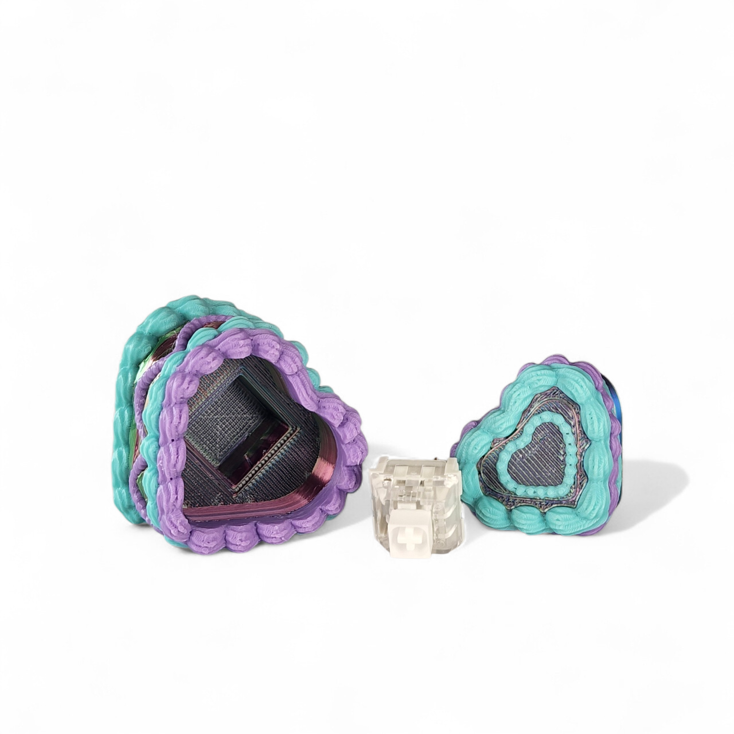 Mystic Cake Clicker Fidget Toy – Shimmer Mermaid Sensory Clicker, Anxiety Relief, Neurodivergent-Friendly Desk Toy