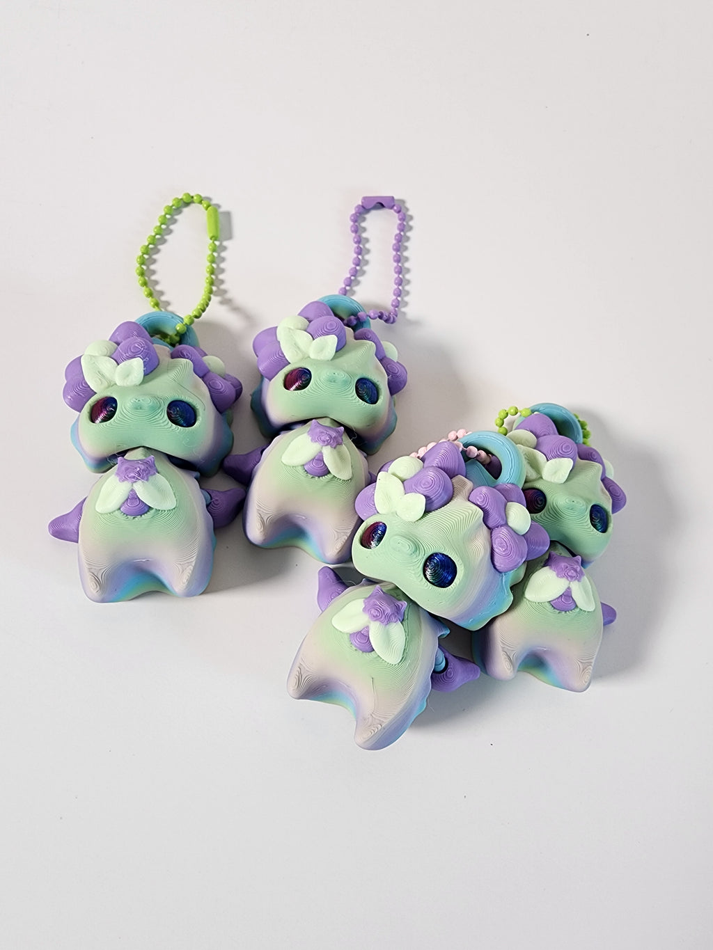 Kawaii Flower Pixie Keychain: 3D Printed Fidget Toy