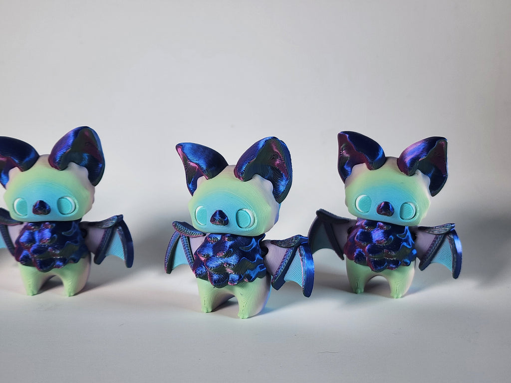 3D Printed Pixie Bat: Sensory Fidget Toy, Desk Decor