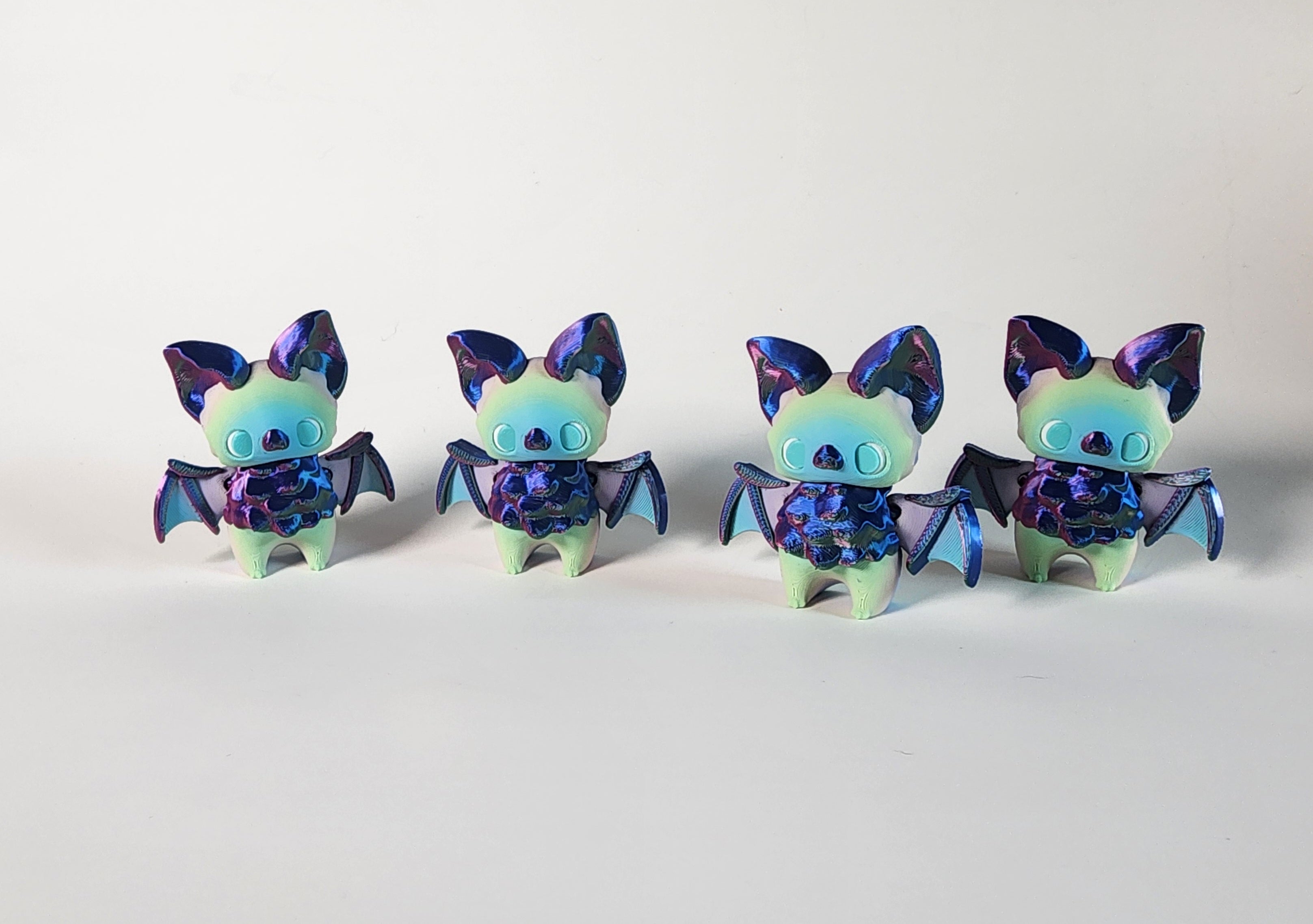 3D Printed Pixie Bat: Sensory Fidget Toy, Desk Decor