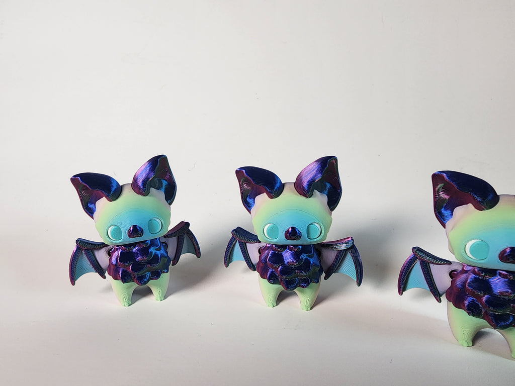 3D Printed Pixie Bat: Sensory Fidget Toy, Desk Decor