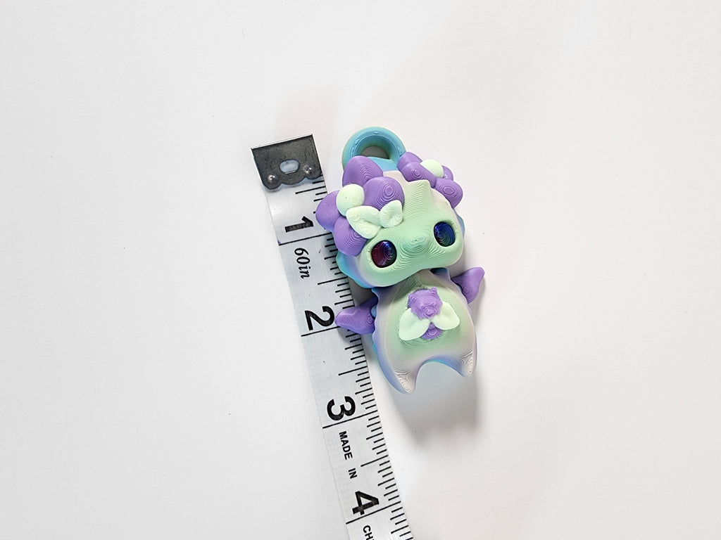 Kawaii Flower Pixie Keychain: 3D Printed Fidget Toy