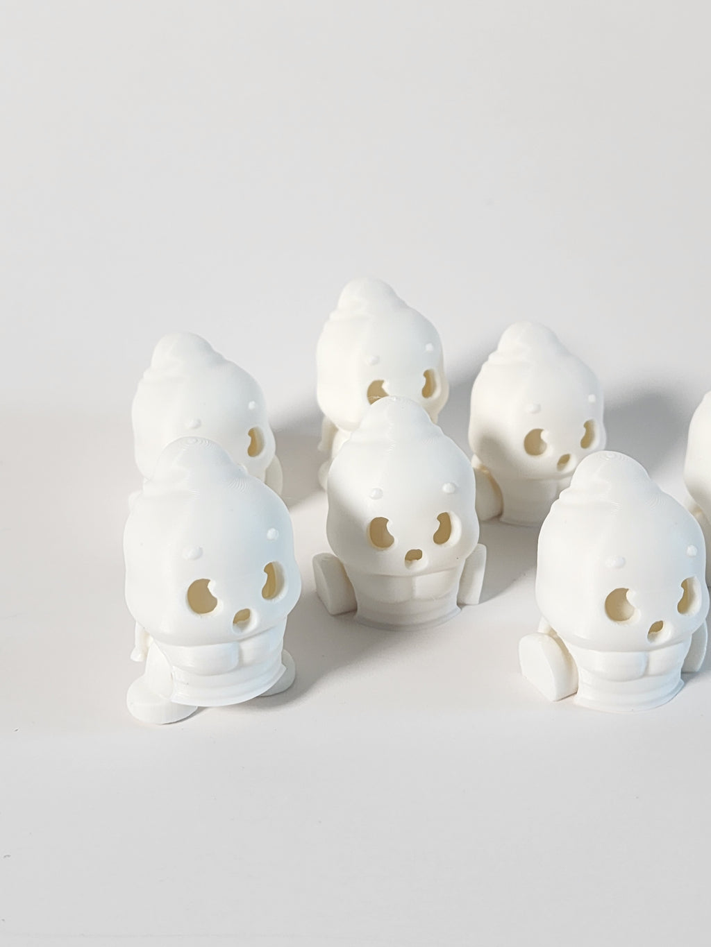 Mini Ghost Fidget – Fun Spooky Stress Relief Toy | 3D Printed Collectible
