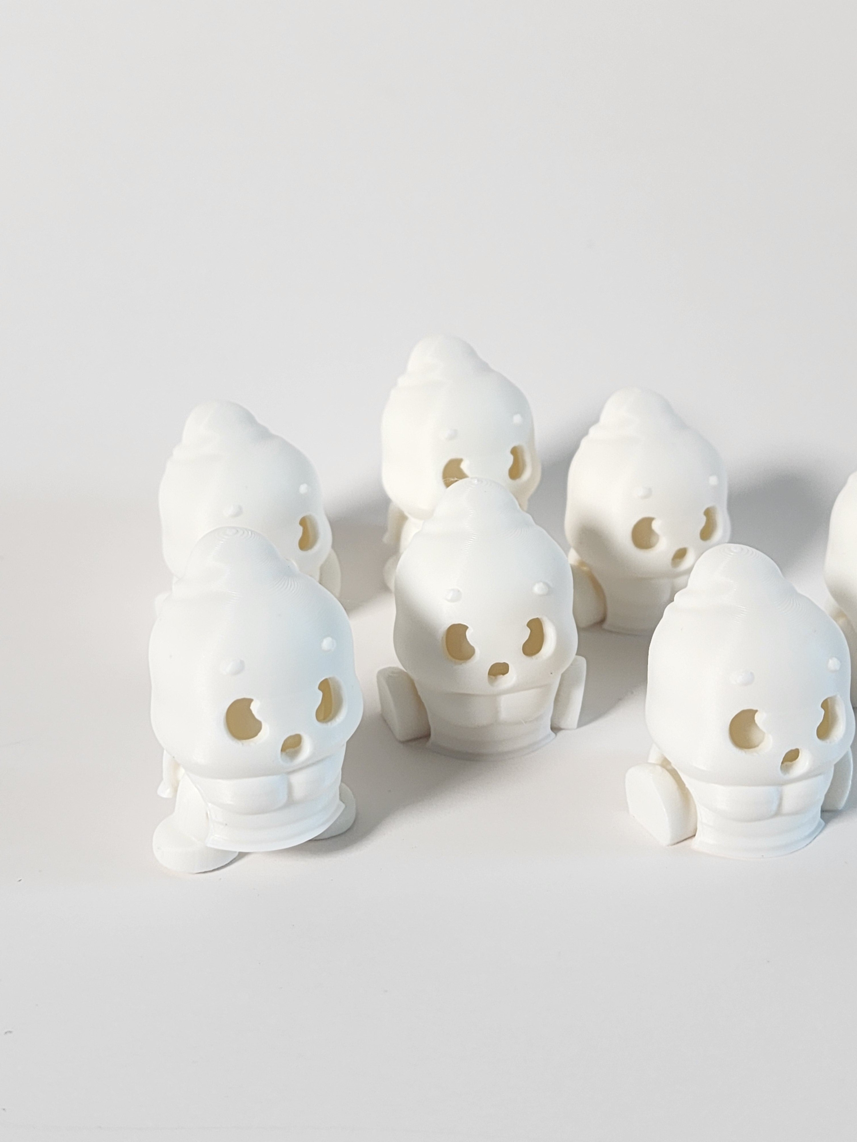 Mini Ghost Fidget – Fun Spooky Stress Relief Toy | 3D Printed Collectible