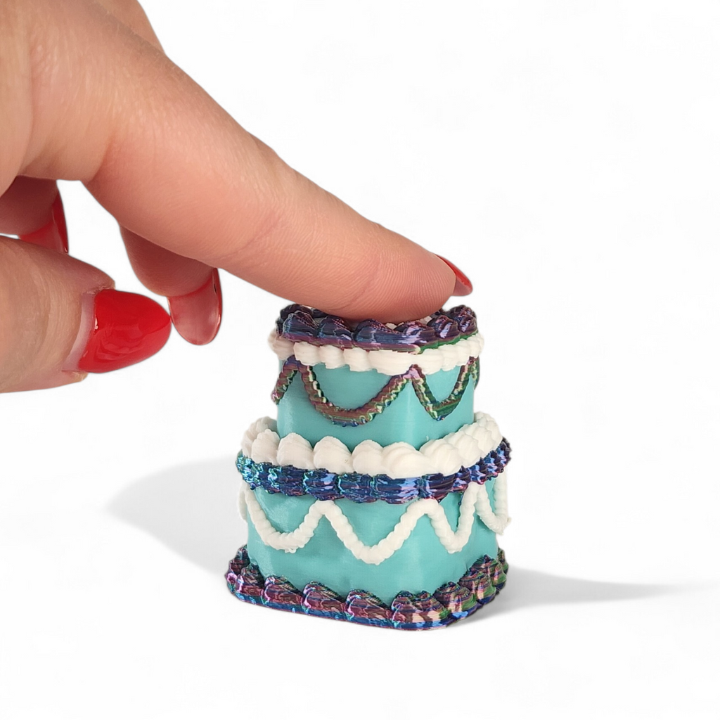Dreamy Cake Clicker – 3D Printed Fidget Toy, Sensory Desk Toy