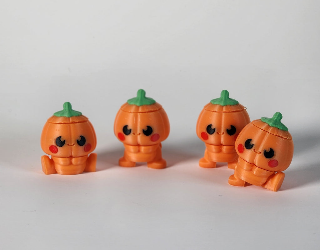 Mini Pumpkin Fidget Toy – Kawaii Halloween Desk Figurine