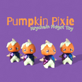 Pumpkin Pixie Fidget Keychain: Kawaii Halloween Sensory Toy