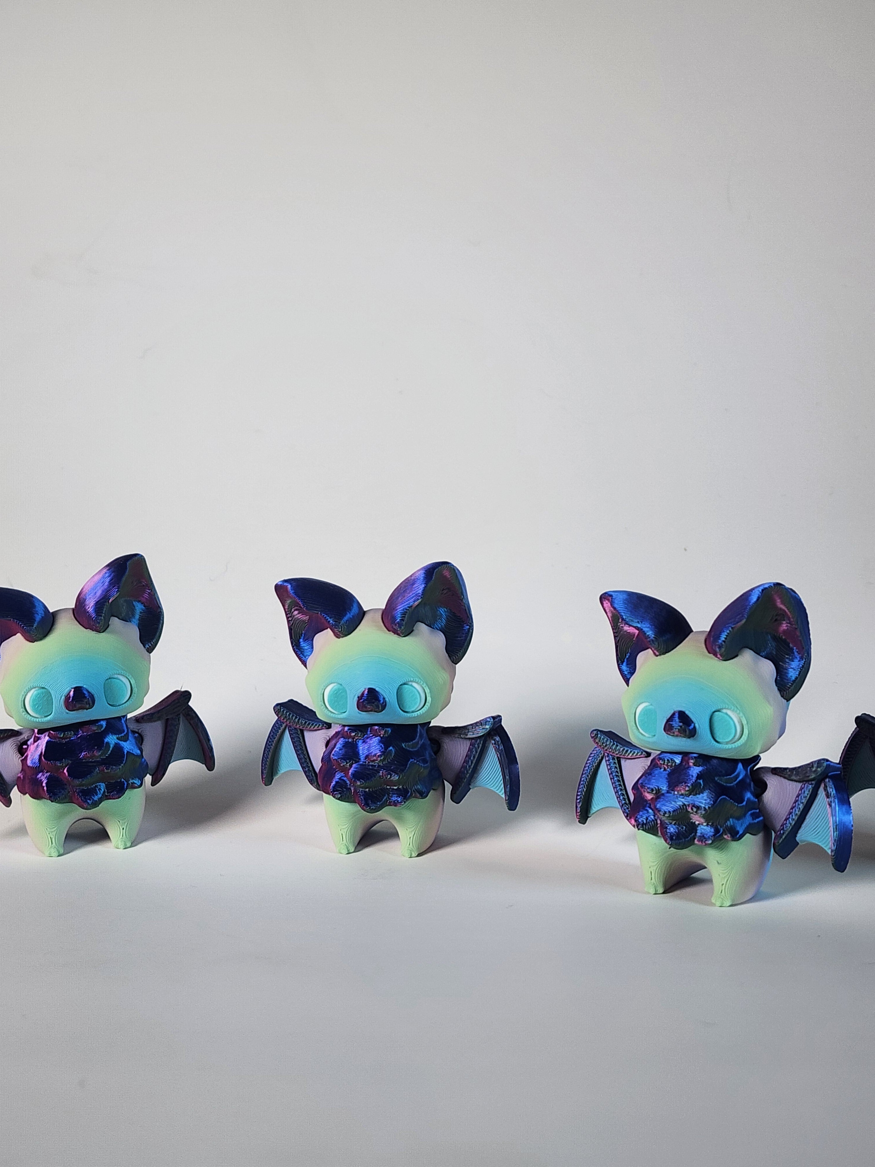 3D Printed Pixie Bat: Sensory Fidget Toy, Desk Decor