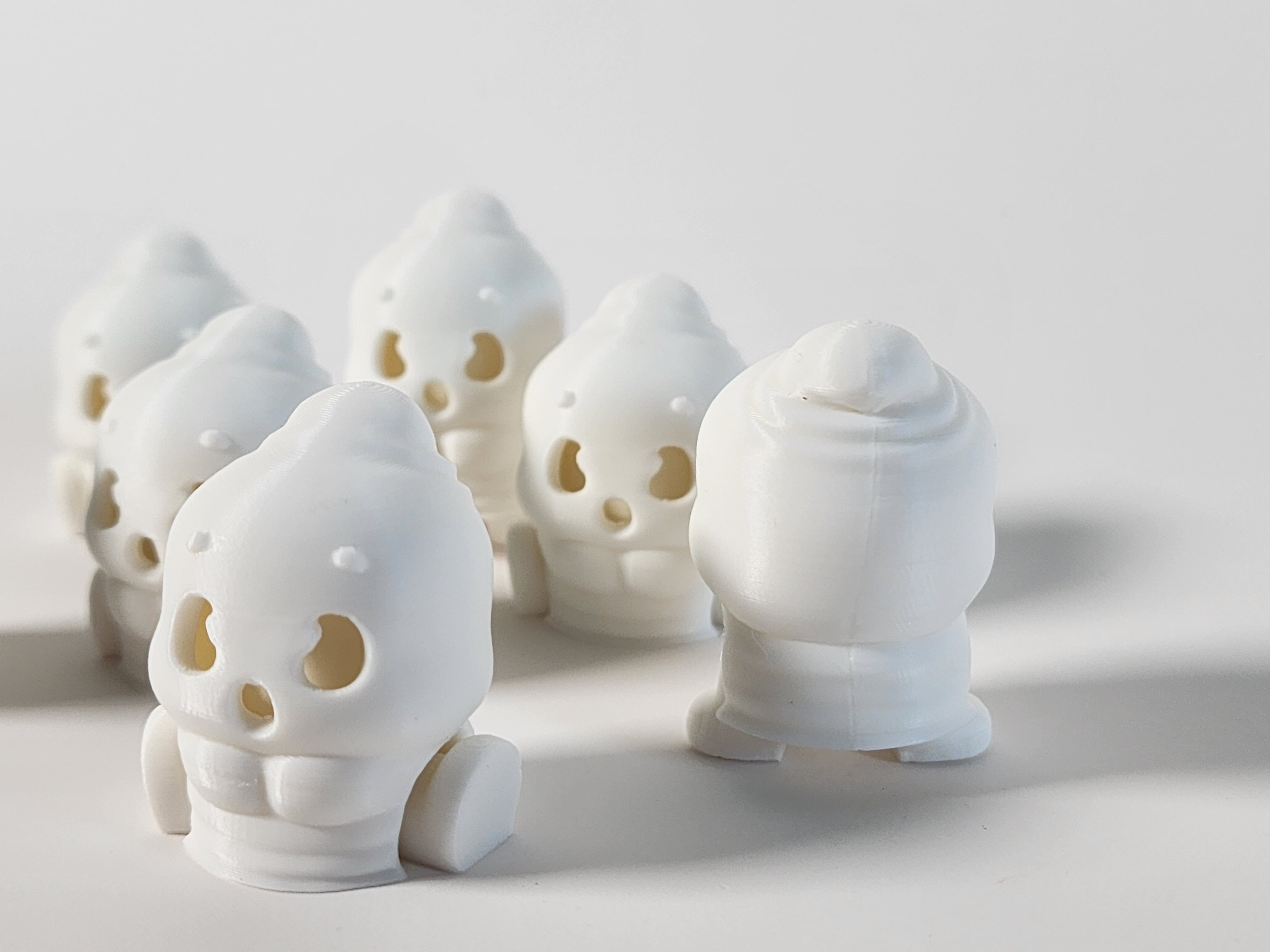 Mini Ghost Fidget – Fun Spooky Stress Relief Toy | 3D Printed Collectible
