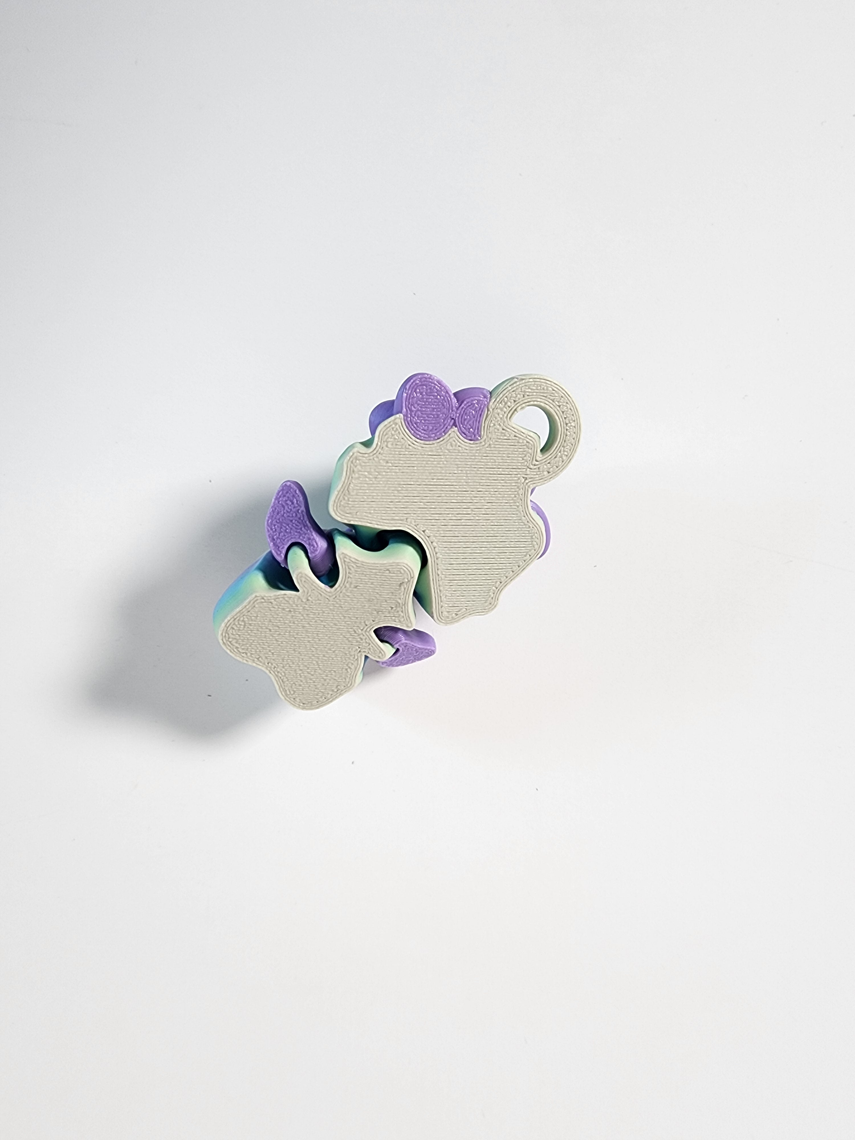 Kawaii Flower Pixie Keychain: 3D Printed Fidget Toy