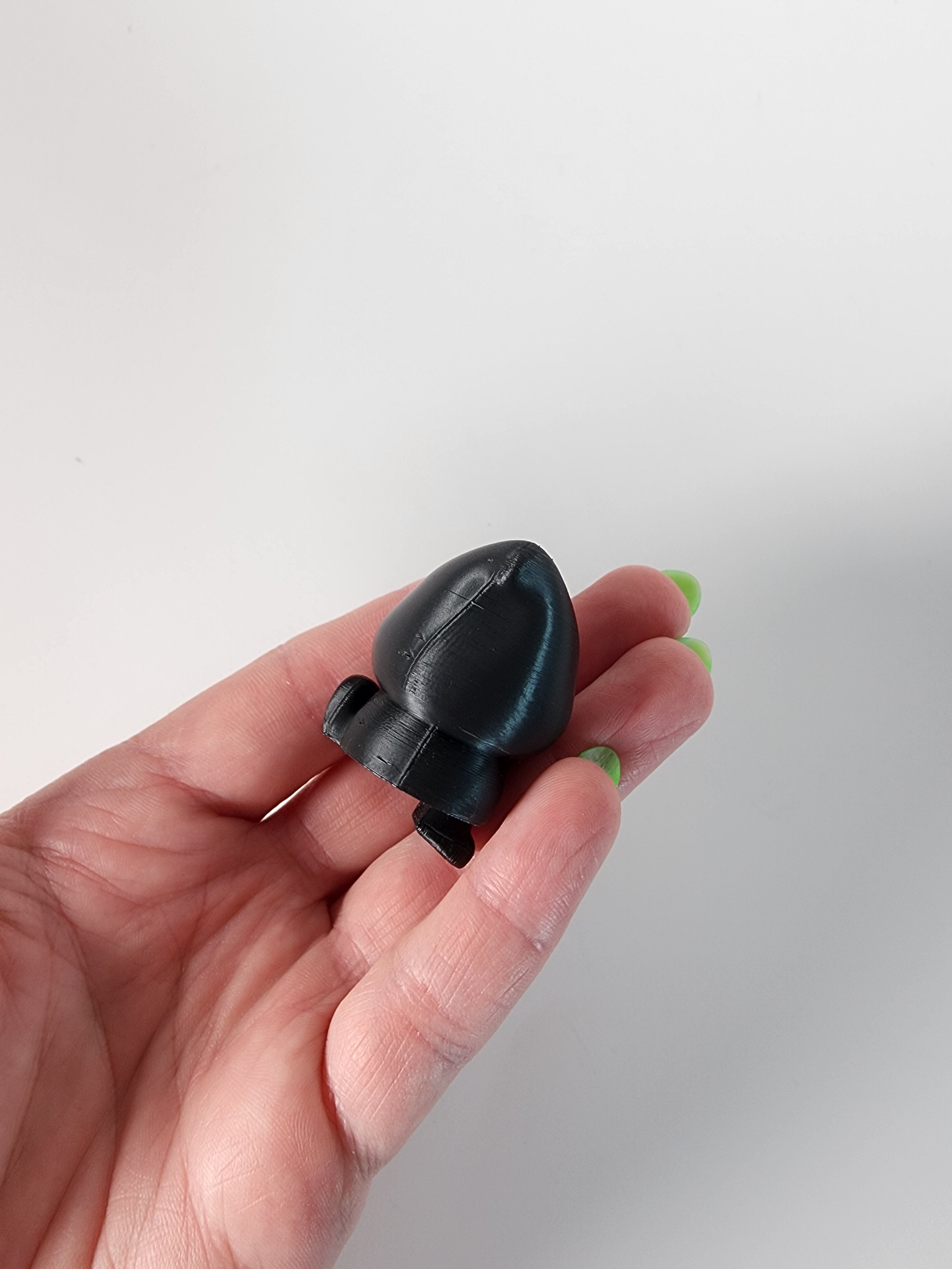 3D Printed Mini Grim Reaper Fidget Toy: Gothic Halloween Decor
