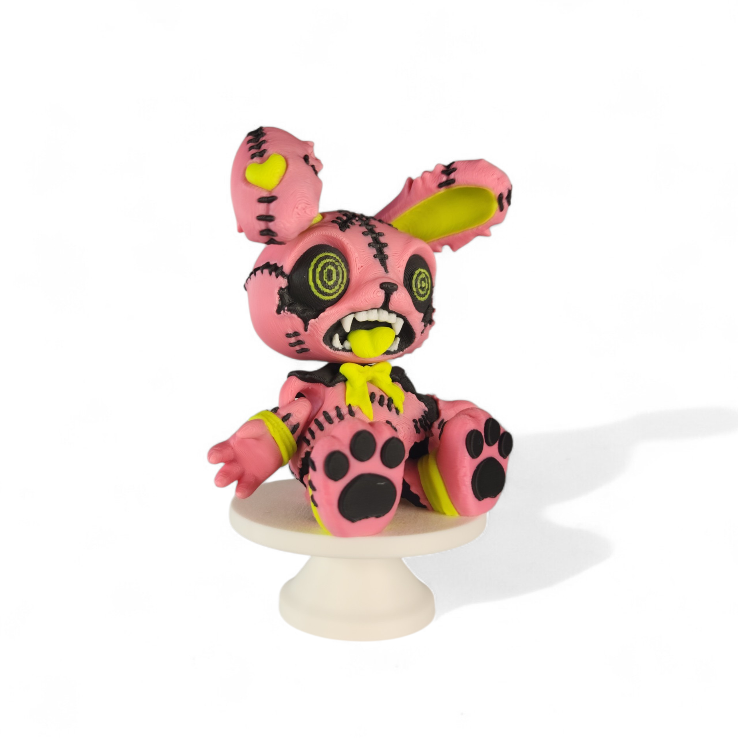 Zombunny Fidget Toy – Toxic Taffy - Articulated Bunny, Cute Creepy Desk Toy, Sensory Figure, Neurodivergent-Friendly, Halloween Collectible