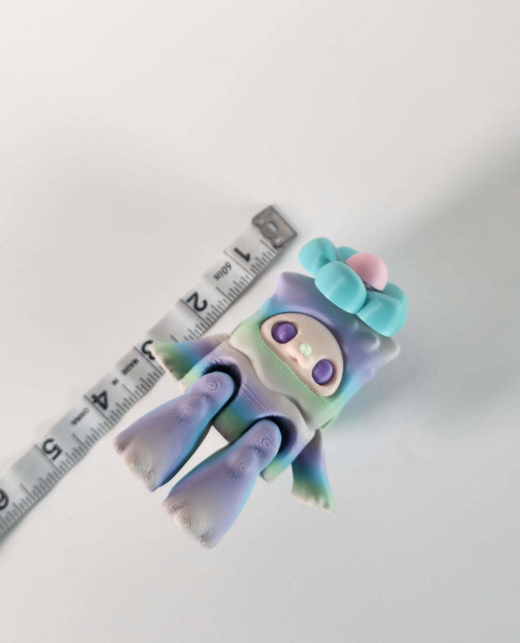 Flower Woobu Fidget Toy: 3D Printed Pastel Desk Companion