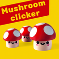 Cute Mushroom Clicker Fidget Toy | Mini Desk Sensory Toy | Kawaii Mushroom Decor | Stress Relief Clicker | Neurodivergent Friendly Gift