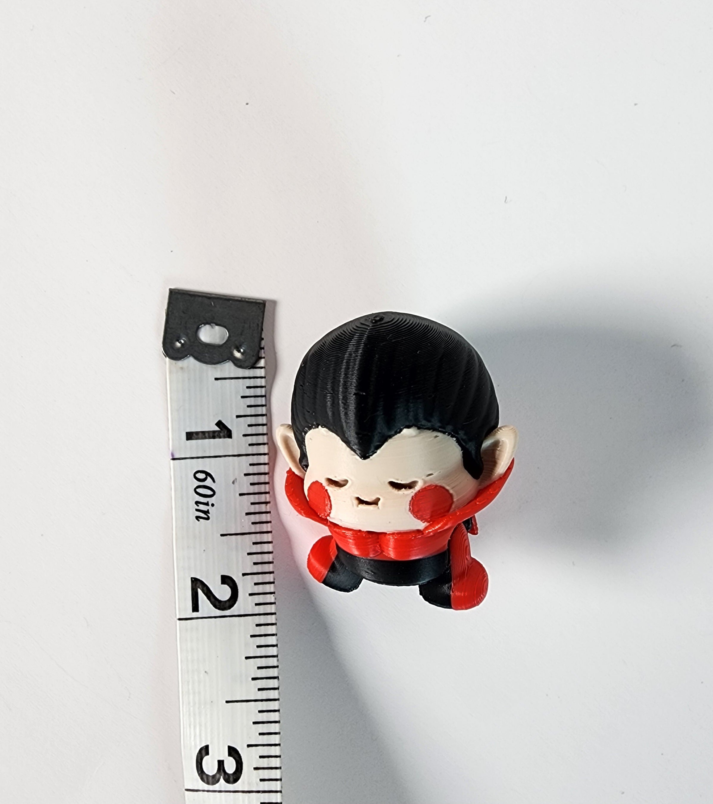 3D Printed Mini Dracula Fidget Toy - Gothic Halloween Desk Decor