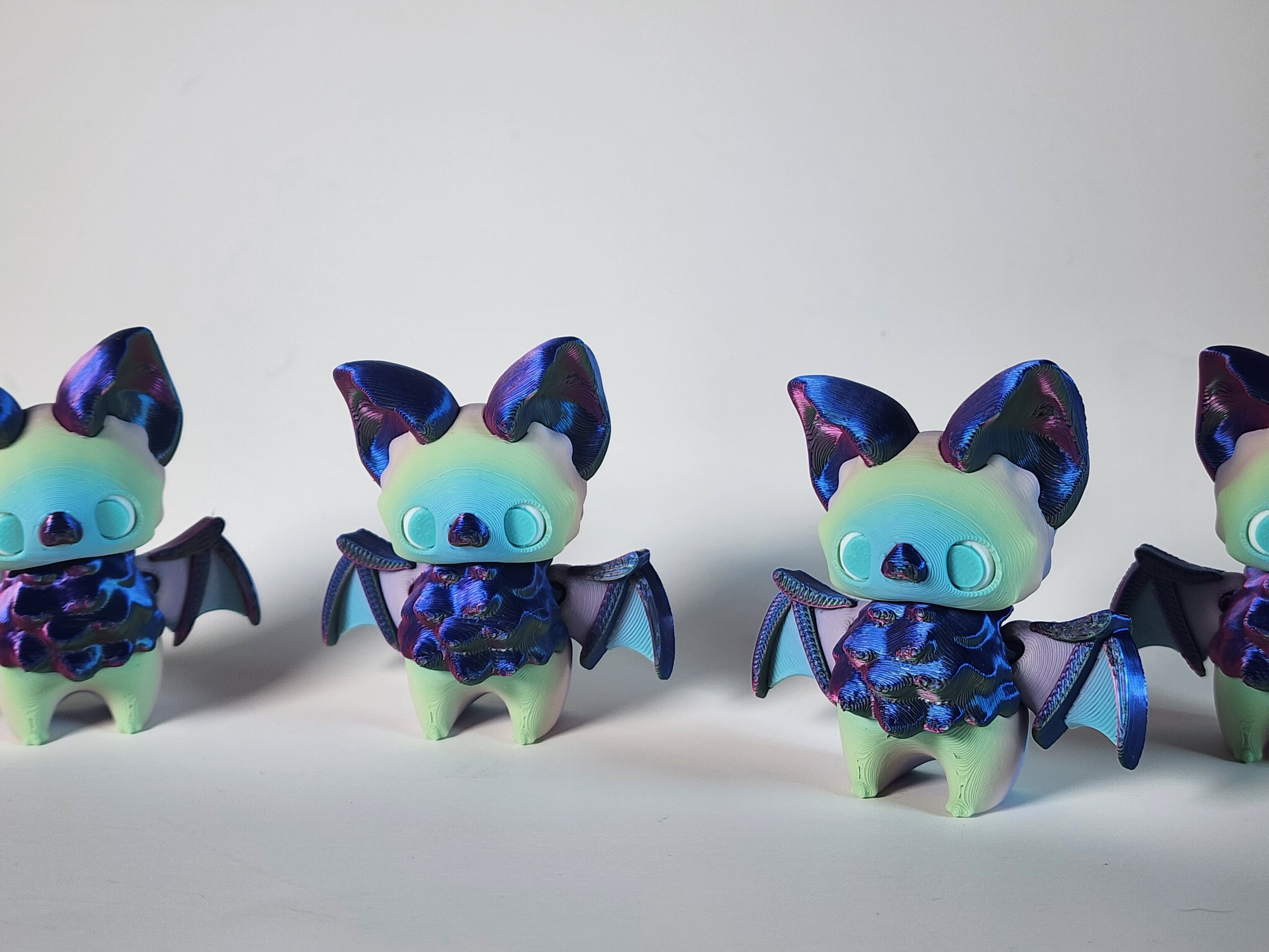 3D Printed Pixie Bat: Sensory Fidget Toy, Desk Decor