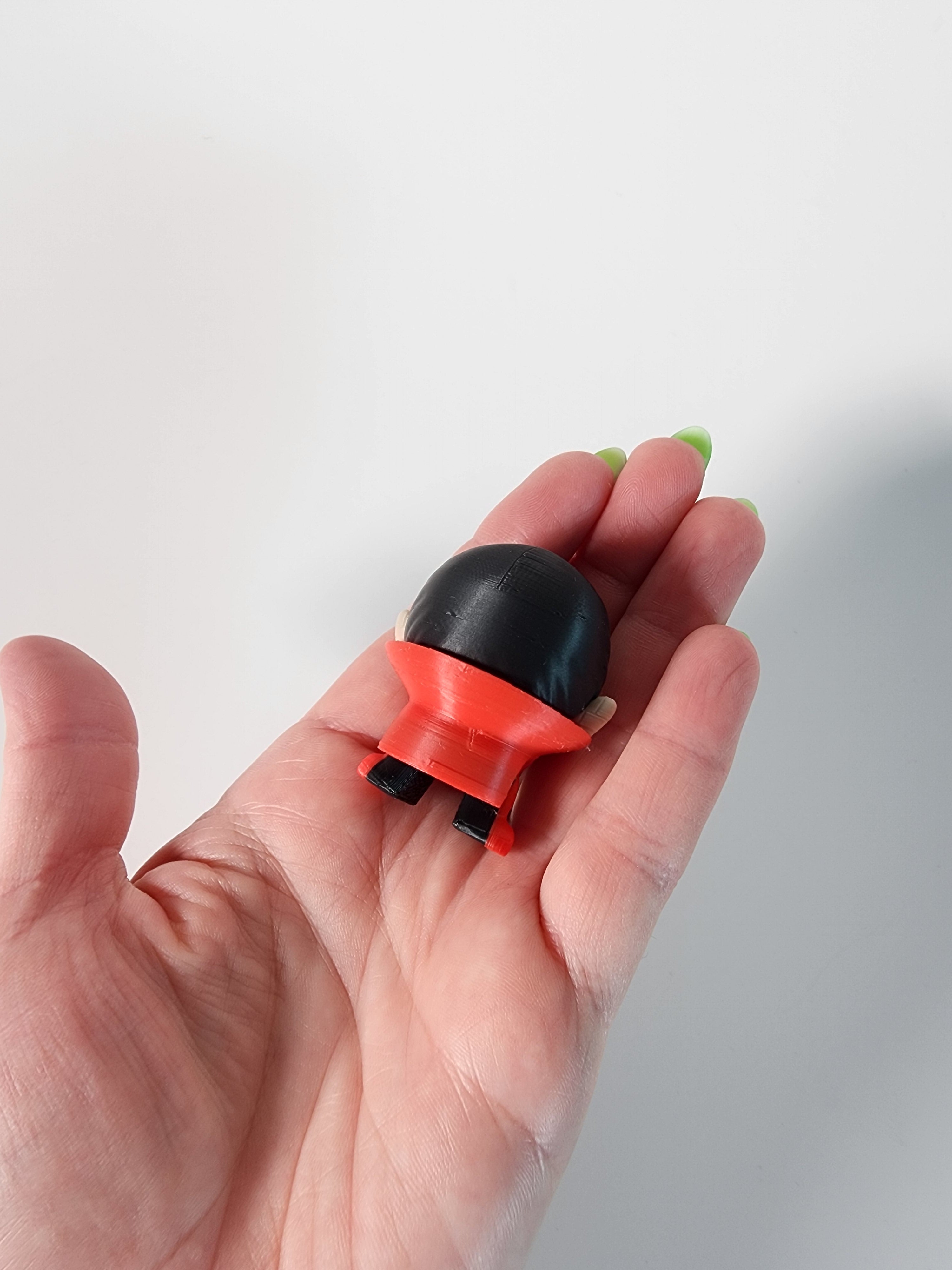 3D Printed Mini Dracula Fidget Toy - Gothic Halloween Desk Decor