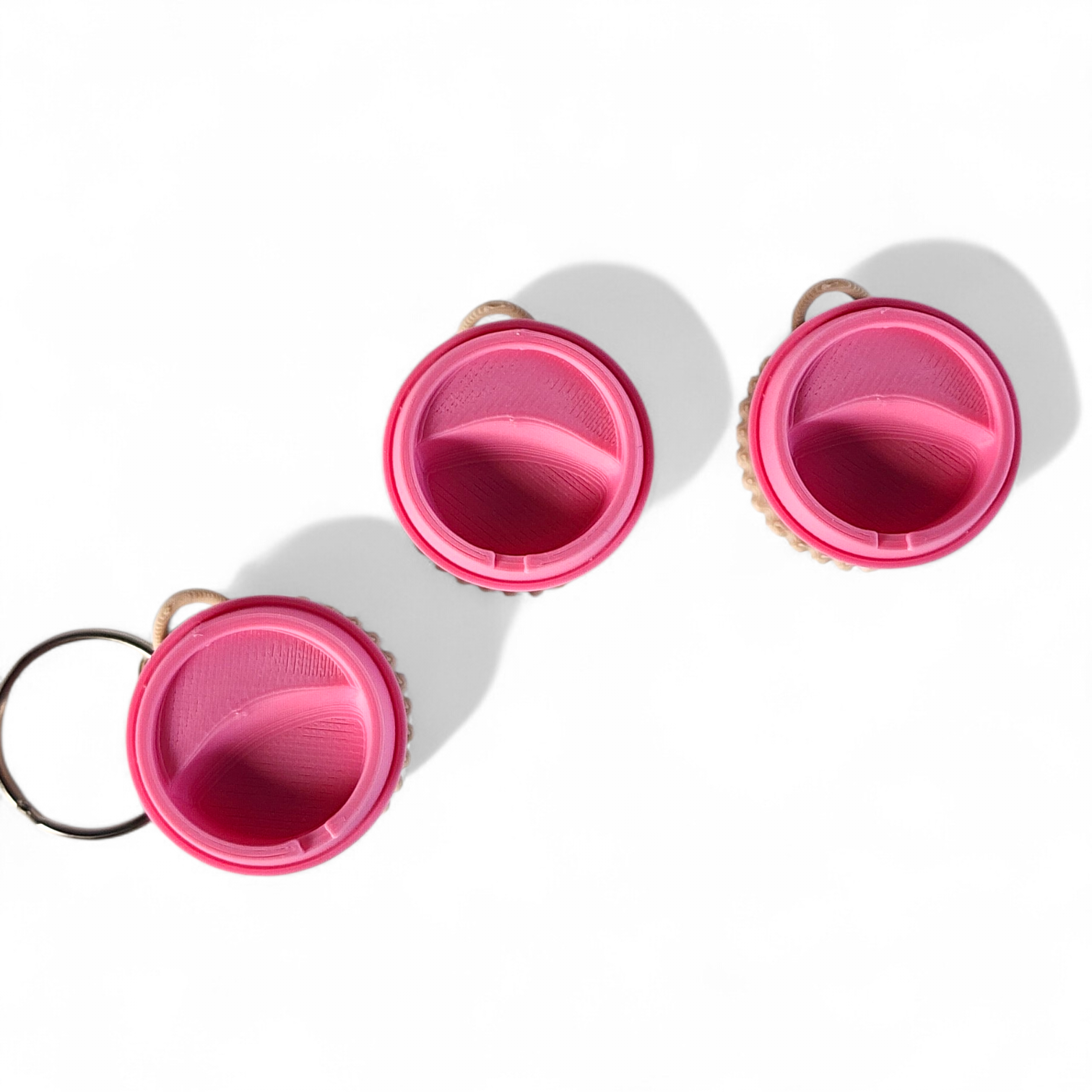 Cute Coffee Cup Clicker Keychain | Mini To-Go Coffee Fidget Toy | Sensory Keychain | Kawaii Miniature Cup Charm | Stress Relief Gift