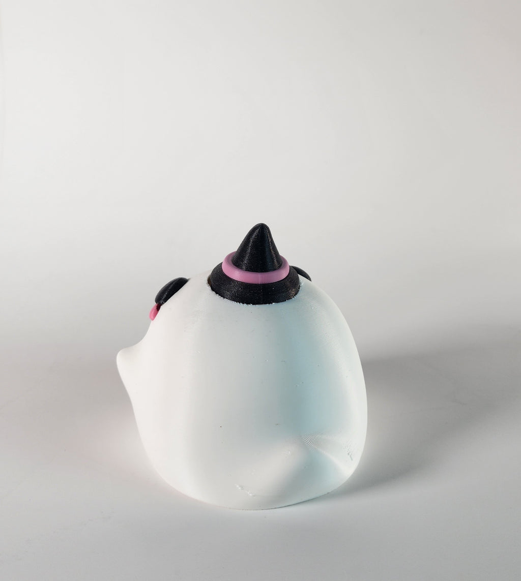 3D Printed Ghost Candy Holder – Halloween Witch Hat Decor