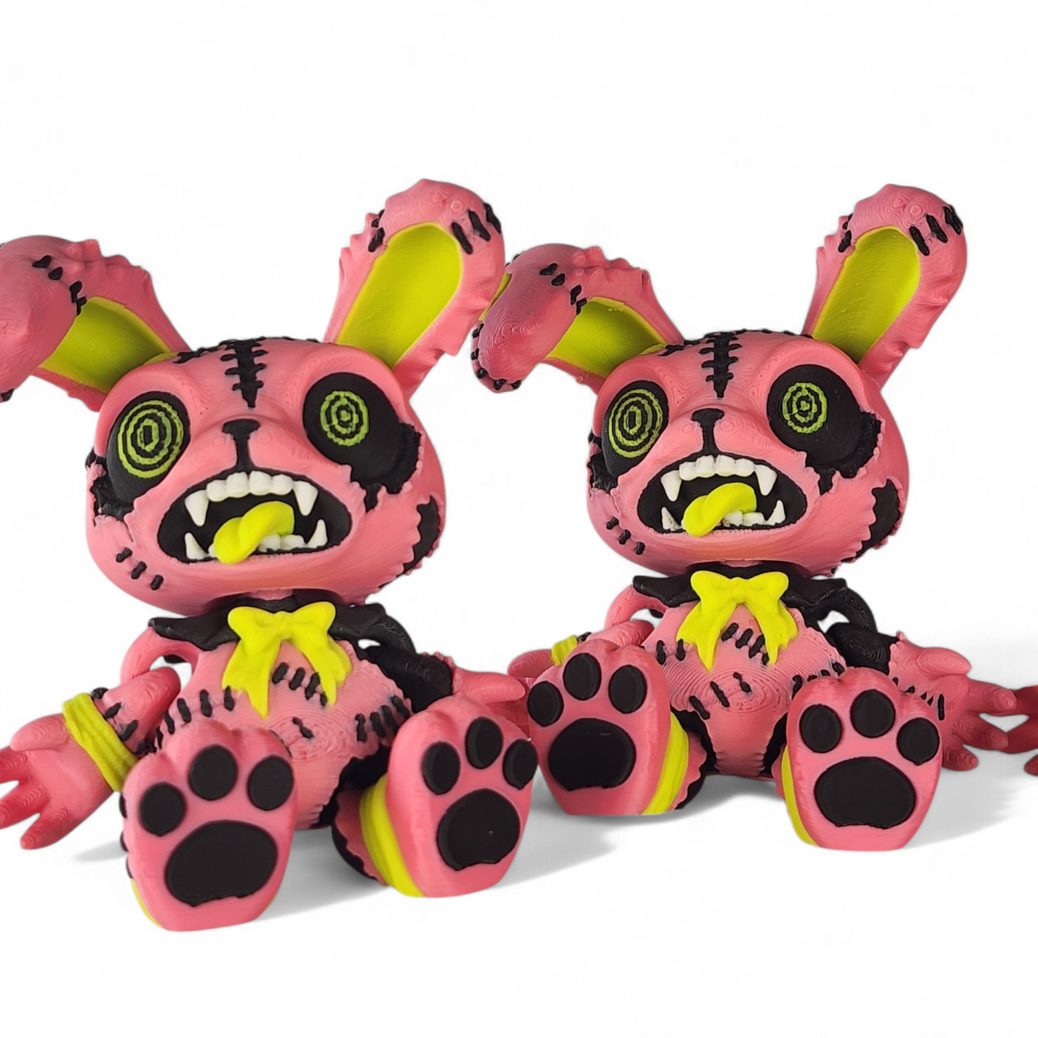 Zombunny Fidget Toy – Toxic Taffy - Articulated Bunny, Cute Creepy Desk Toy, Sensory Figure, Neurodivergent-Friendly, Halloween Collectible