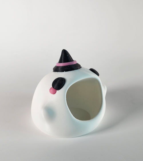 3D Printed Ghost Candy Holder – Halloween Witch Hat Decor