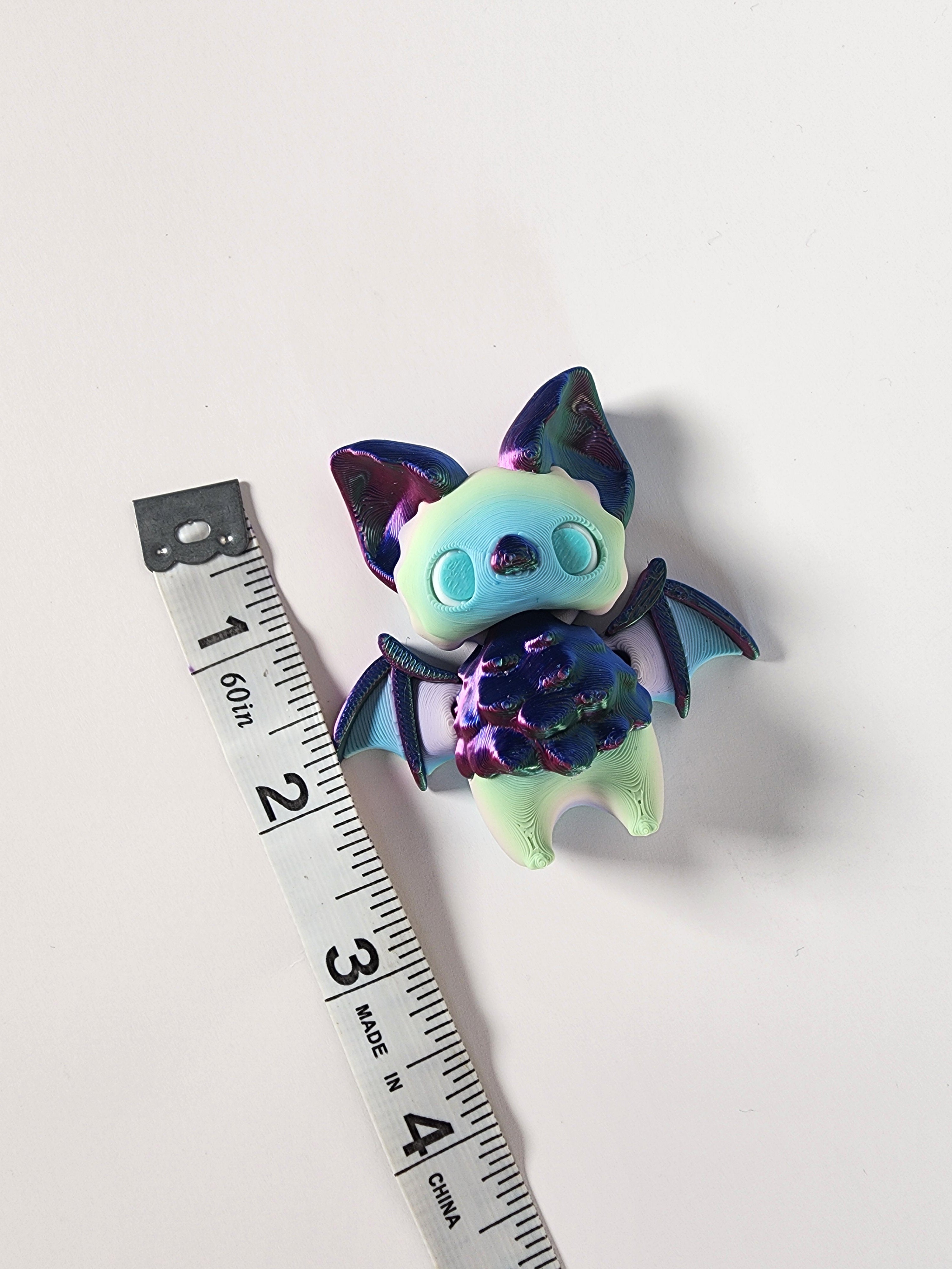 3D Printed Pixie Bat: Sensory Fidget Toy, Desk Decor