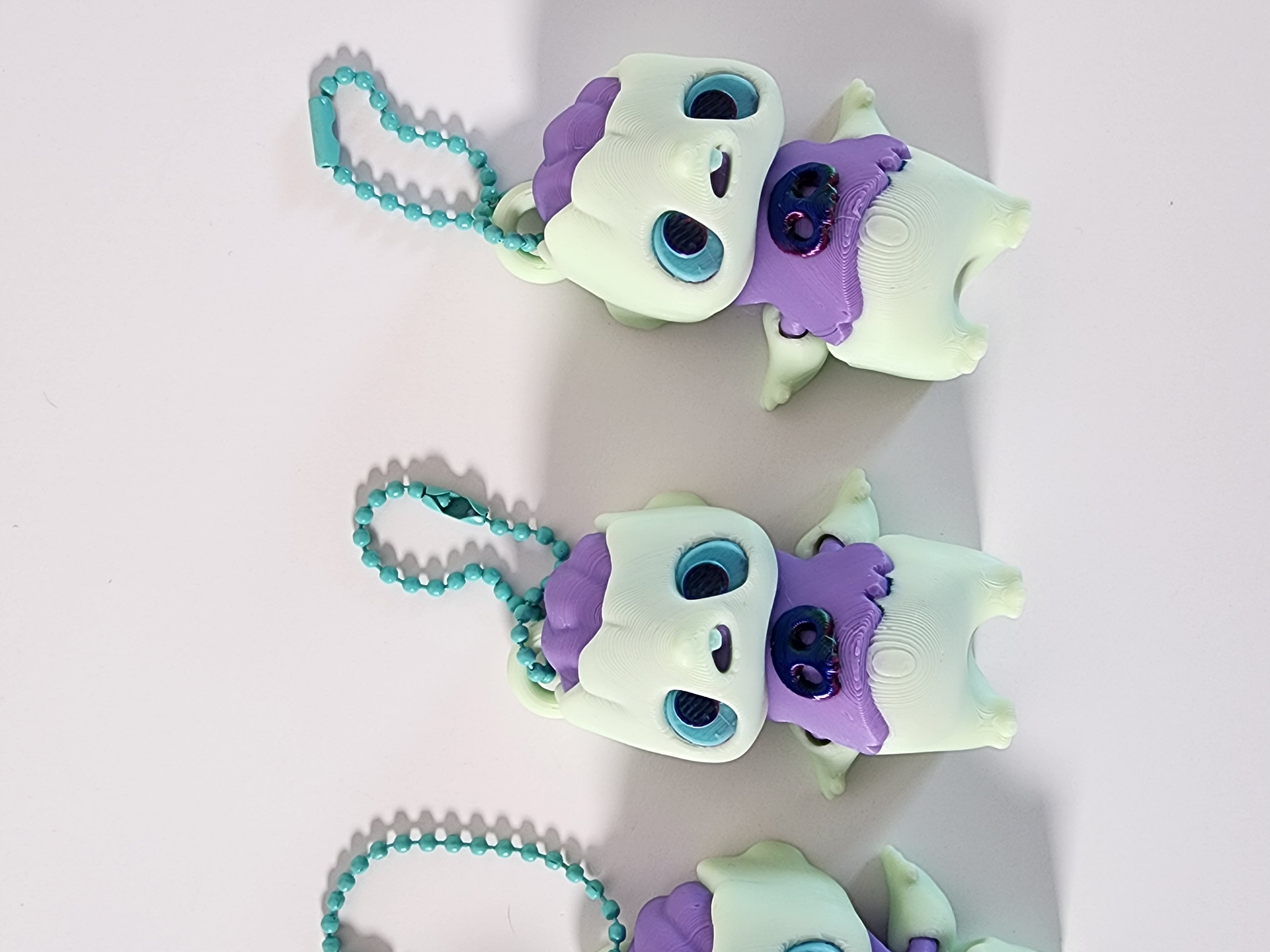 3D Printed Zombie Pixie Keychain – Kawaii Creepy Figurine
