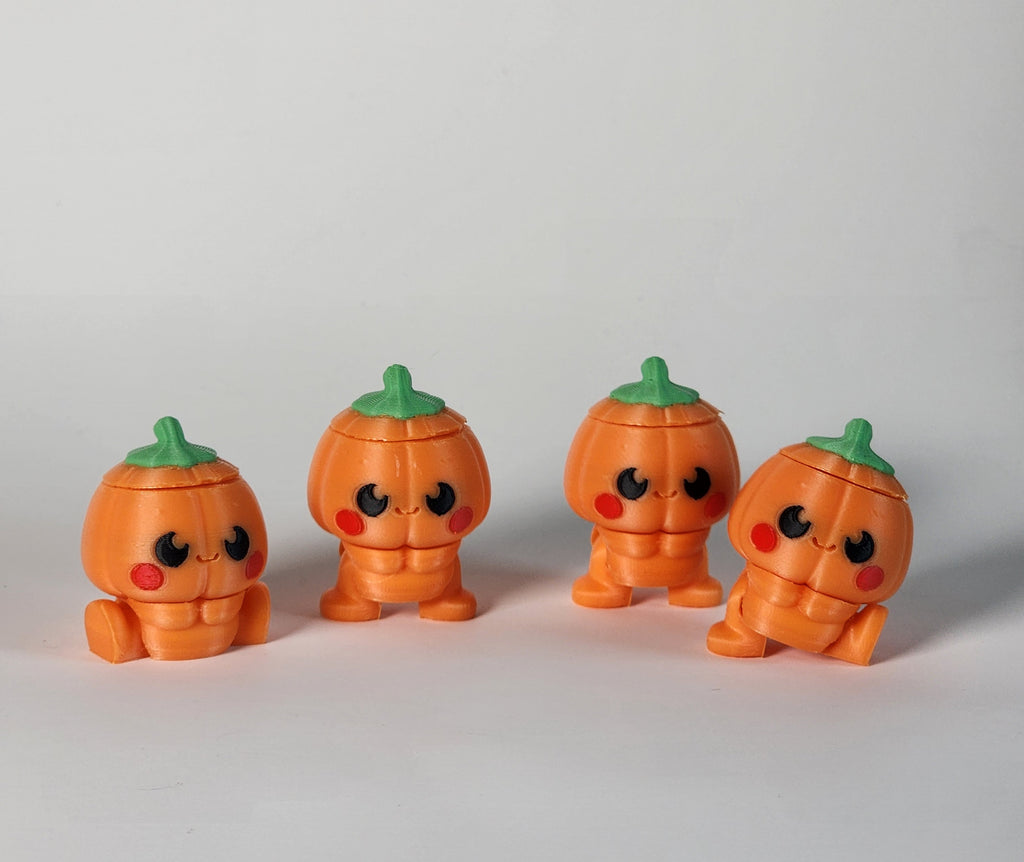 Mini Pumpkin Fidget Toy – Kawaii Halloween Desk Figurine
